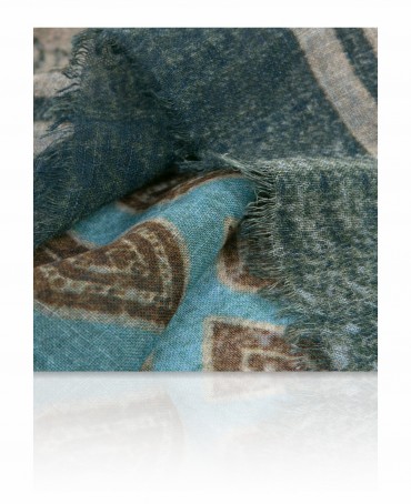 Палантин Унисекс W55.P2-DEC1418/CERULEAN